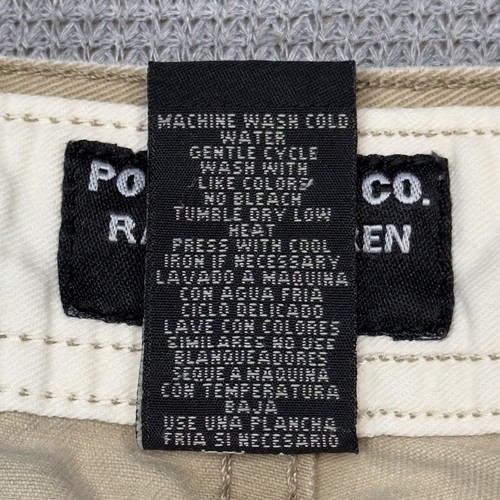Polo Jeans Ralph Lauren Mens Khaki Cargo Pants Authentic Military Trouser 40X34 - Picture 12 of 12