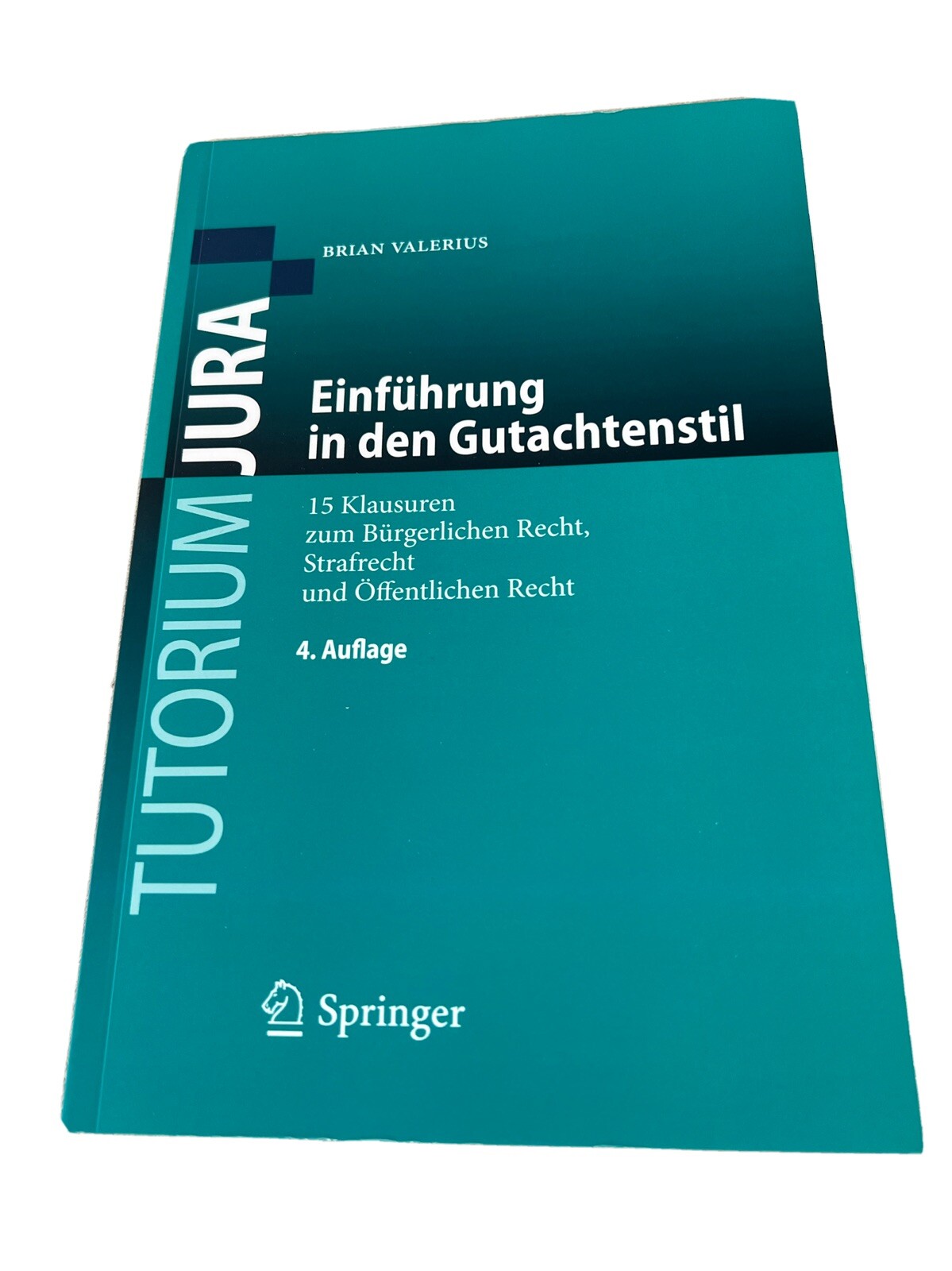 Thumbnail - Einführung In Den Gutachtenstil Von Brian Valerius (2017, Taschenbuch)