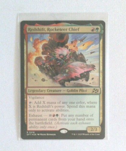 Redshift, Rocketeer Chief - FOIL - Aetherdrift DFT - 0218 - MTG Magic - Bild 2 von 3