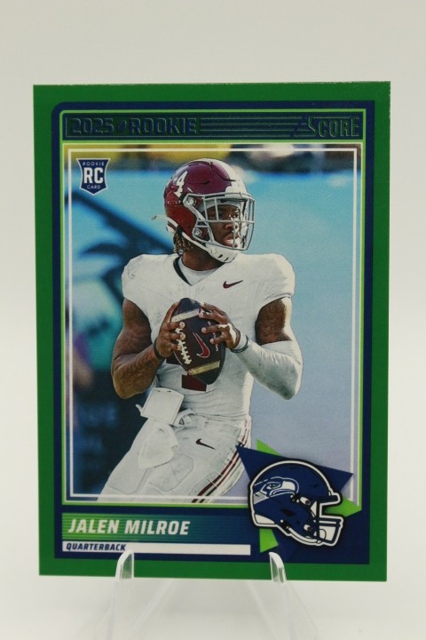 2025 Score Green Rookie Jalen Milroe #29 Seattle Seahawks