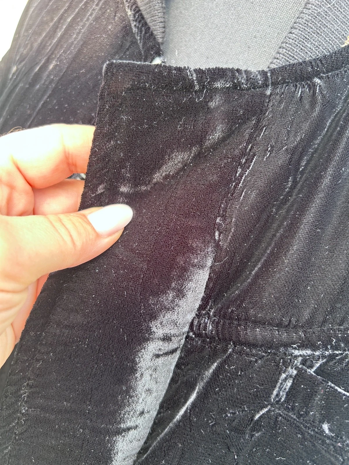 HAIDER ACKERMANN FW16 Velvet Biker Bomber Jacket Gold Lining Black Grail - product detail image 14