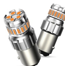 Auxito Amber Yellow Led Turn Signal Drl Parking Light Bulbs 1157 7528 Canbus