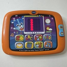 VTech Light-Up Baby Touch Tablet, Orange Works Great 1514