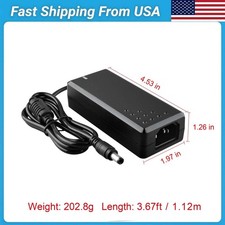 48V Charger For Lorex LNR140 LNR180 Series LNR182 LNR182C4 HD Security NVR