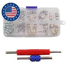 102pcs Car R12 R134a Ac Air Conditioner Valve Core Remover Tool Kit 