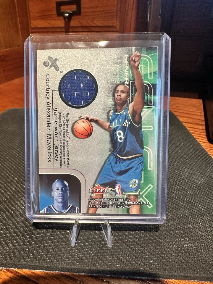 Camisetas 2000-01 EX - Generación E-X Dirk Nowitzki, Courtney Alexander (MEM, RC) Foto 2 de 2