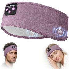 Perytong Sleep Headphones Bluetooth 5.4 Headband, One size, Crystal Purple