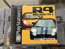 R4: Ridge Racer Type 4 (PlayStation 1 PS1, 1999) CIB Complete & TESTED! **VGC**