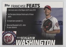 2019 Topps Franchise Feats Max Scherzer #29 0ha3