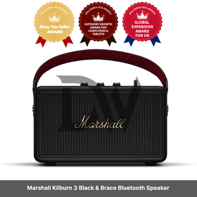 Marshall Kilburn 3 Black & Brace Bluetooth Lautsprecher / Express / Original
