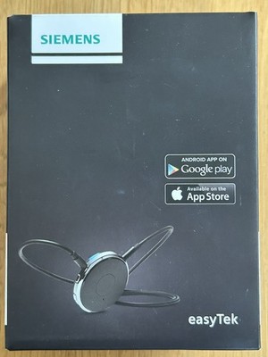 Siemens easyTek Bluetooth Hearing Aid Streamer Remote - Black -With Original Box