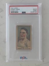 1921 W551 Harry Greb Boxing Hand Cut Base Set PSA Graded Vintage Card