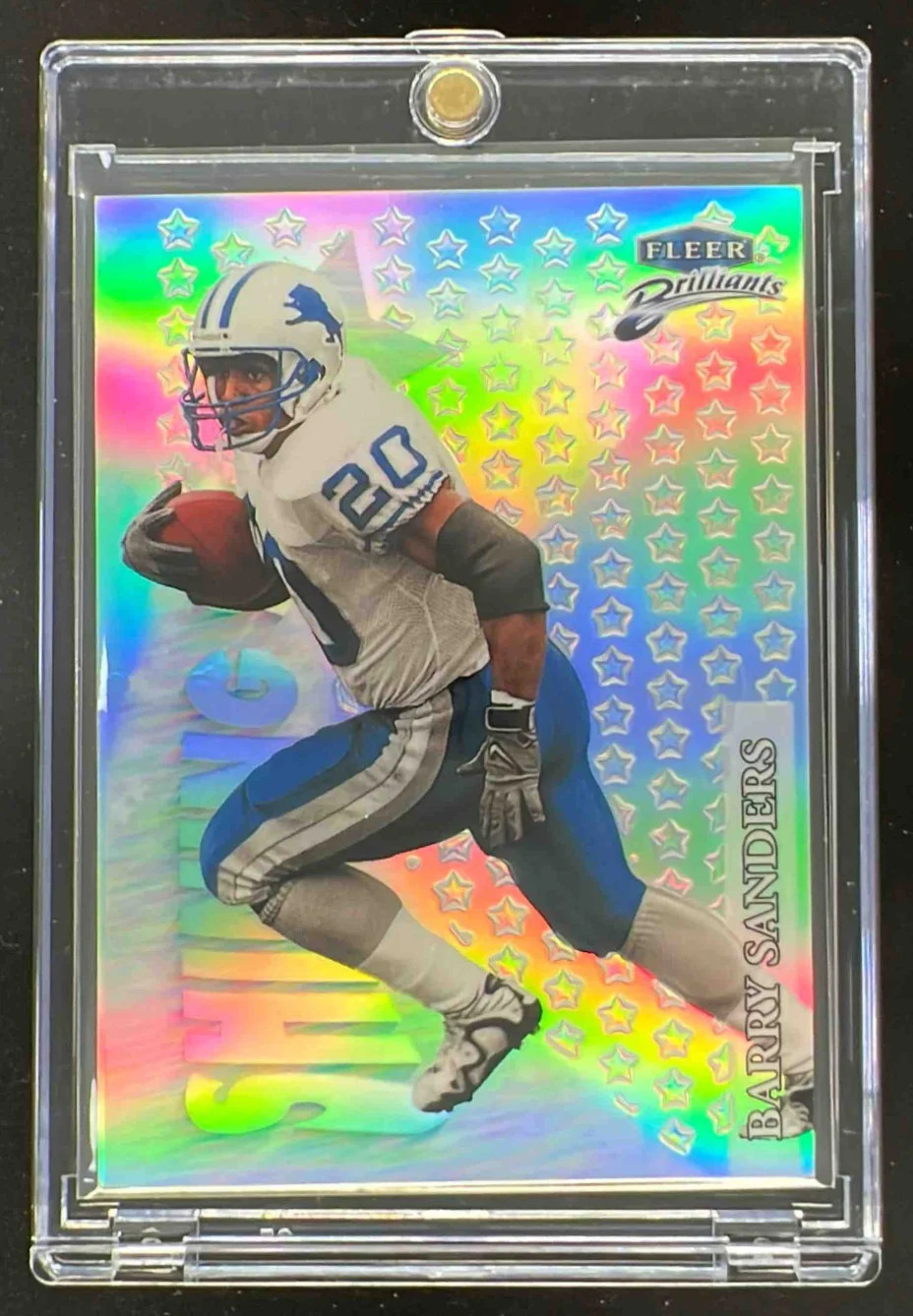 1998 Fleer Brilliants Shining Stars Pulsars #3SS Barry Sanders