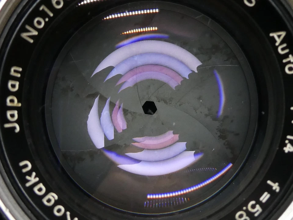 Raro *N Como Nuevo* Nikon NIKKOR Auto-S 5.8cm F/1.4 PAT.PEND. Lente MF Prime de Japón Foto 3 de 4