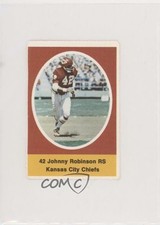 1972 Sunoco NFL Action Player Stamps Johnny Robinson HOF 0a3