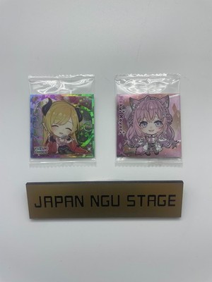 Hololive Man Sticker Lot Yuzuki Choco & Hakui Koyori Bandai Japan VTuber Anime