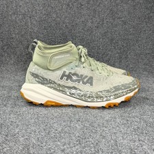 Hoka Speedgoat 6 Mid Gore-Tex Trail Running Shoes Men's 10 Sea Moss Oat Milk GTX