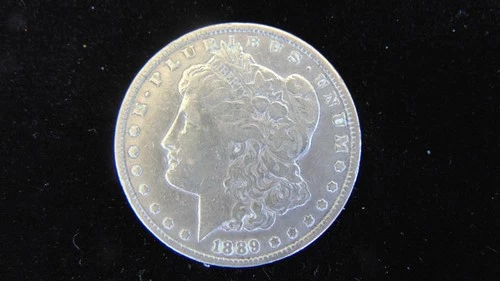 1889 P Morgan Silver Dollar $1 Choice Very Fine Coin #27