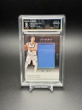 2020-21 Panini Noir Nikola Jokic Jumbo Material Game Worn Patch /99 Arena Club 8