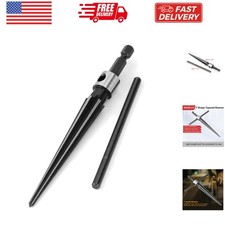 Handheld T Shape Tapered Hex Reamer Bridge Pin Hole Carbon Steel Handle Drill...