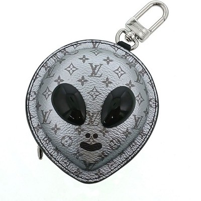 LOUIS VUITTON Monogram Alien Bag Charm Purse M02429 Auth No Box | eBay