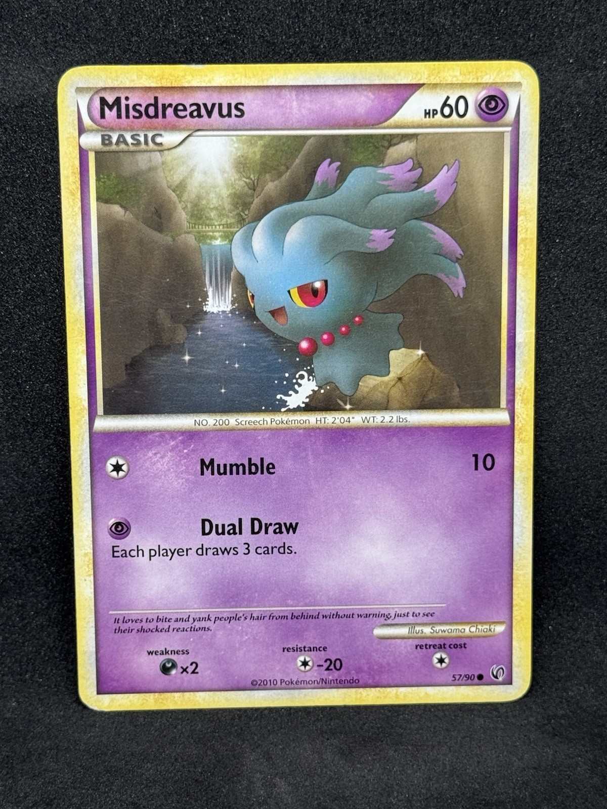 Misdreavus 57/90 Pokemon English HeartGold & SoulSilver Undaunted 2010