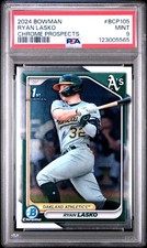 2024 BOWMAN CHROME PROSPECTS #BCP105 RYAN LASKO PSA 9