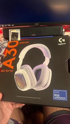 Logitech Astro A30 Over the Ear Wireless Gaming Headset - White