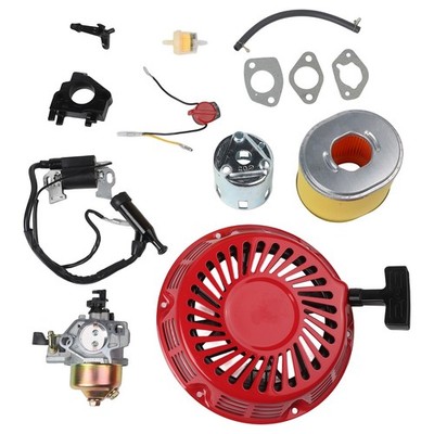 Zündspule und Vergaser Seilzugstarter Kit für für GX390 für 11PS Motor