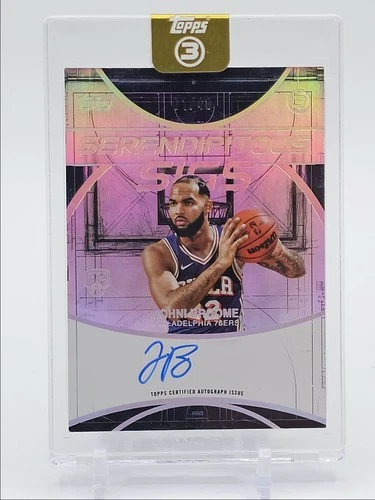 JOHNI BROOME 2025-26 TOPPS 3 SERENDIPITOUS SIGS BASE 76ERS AUTO /49 Q3668