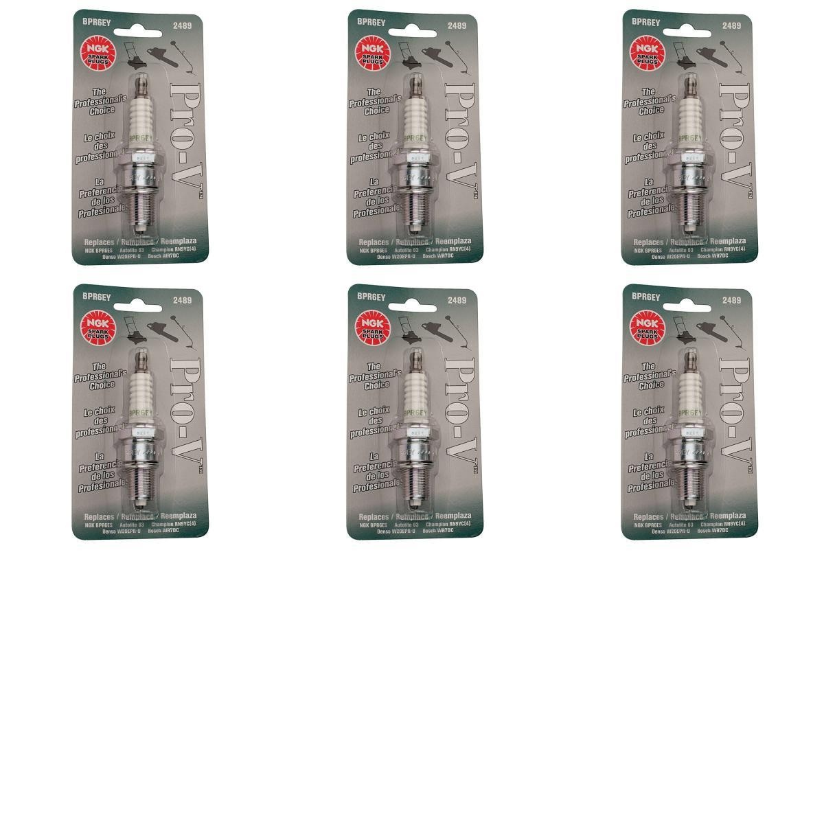 NGK BPR6EY Spark Plug Pack of 6