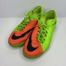 Nike HypervenomX Finale II IC Indoor Soccer Shoes Green Orange Mens Size 11.5