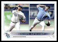 2022 Topps Update Phoenix Sanders / Dusten Knight Rookie Tampa Bay Rays #172