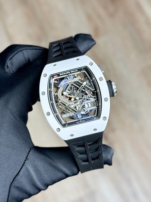 Richard Mille RM30 White Ceramic Skeleton Black Strap Unworn 2025 RM30-01