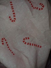 PRIMARK king Size Elasticated Sheet, PINK & CANDY CANES