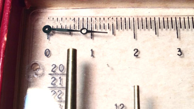 Breguet watch hand. BLACK watch hand  60 / 27. 51. 6466. approx 14mm long from c