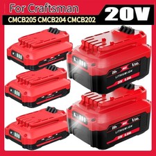 For Craftsman V20 8000mAh 20V Max Li-Ion Battery CMCB204 CMCB202 CMCB206