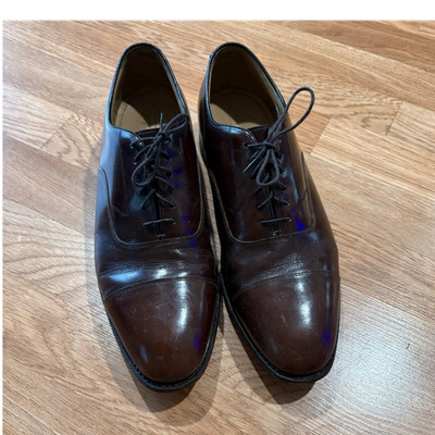 Johnston & Murphy Optima Cap toe leather oxfords Sz 11 Johnston Murphy Optima Brown Leather Cap Toe Oxford Dress  main image 4