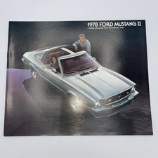 New Old Stock Ford Mustang Ii 1978 Cobra Original Dealer Sales Brochure