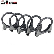 New 5x Universal Mild Steel 3.5 3 12 O.d.exhaust Hanger Muffler U Bolt Clamp