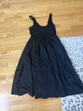 NWOT American Eagle Black Maxi Dress V Waist Size XL