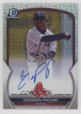 2023 Bowman Chrome Mega Box Mojo Eddinson Paulino #BCMA-EP Auto 1qn2