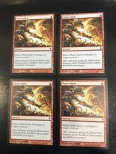 Flame Slash X4 Rise Of The Eldrazi ENGLISH Ex Condition See Pics Front Back