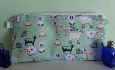 Schaf Lämmer Fun Federmäppchen klein Schminktasche Taschen Etuis Schreibwaren Neu Geschenk