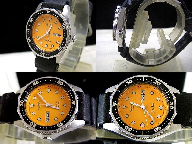 149/セイコー 2A23-012A シルバーウェーブ ダイバー クオーツ Seiko Silver Wave 2A23-012A Analog Quartz Women Diver