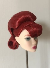 OOAK Reroot Repaint 1/6 Doll Head Custom Made Poppy Parker FR White 14