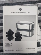 Master & Dynamic MW07 True Wireless Earphones - Piano Black (MW07PB)