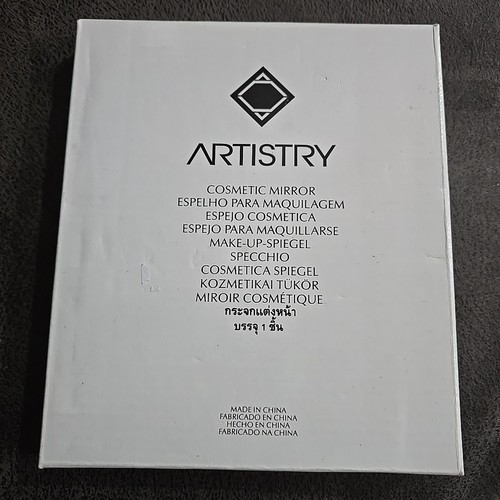 Vintage Artistry klappbarer Vergrößerungs-Make-up-Spiegel Elfenbein Amway 1993 neu in Box - Bild 5 von 7