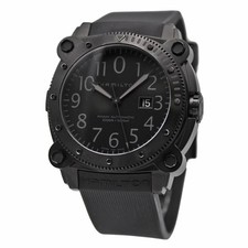 HAMILTON Khaki Navy Below Zero 1000M H78585333 Automatic Black Dial Men's Watch