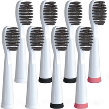 Pack Of 8 Electric Toothbrush Heads Compatible With Fairywill Sonic Fx